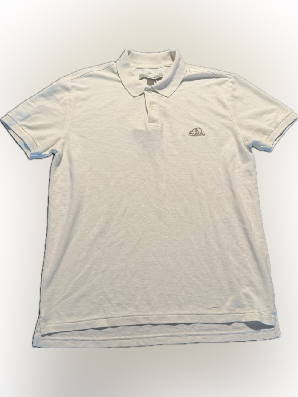 Outerknown Nomadic Hemp Cotton Polo Men’s Small California Bear Embroidered New